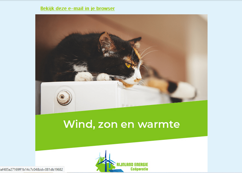 nieuwsbrief Rijnland Energie